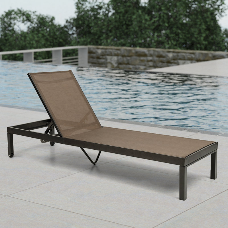 Ebern Designs Alahbasri Adjustable Chaise Lounge Chair | Wayfair